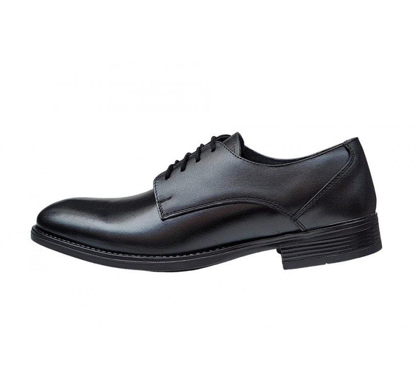 Pantofi barbati, casual, din piele naturala, Negru 990N