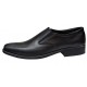 Oferta marimea 40- Pantofi barbati, eleganti, din piele naturala, cu elastic, Negru, lADY3NEL